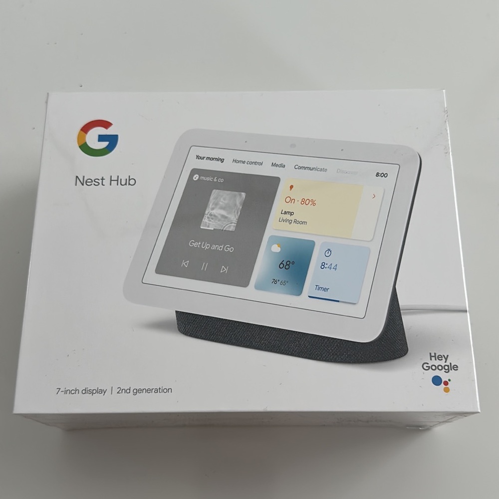 New in box 2nd gen Google nest hub .